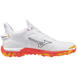 Mizuno Wave Leopardus Feldhockeyschuhe 98 - white/fiery...