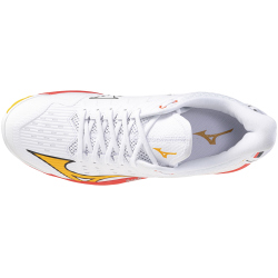Mizuno Wave Leopardus Feldhockeyschuhe 98 - white/fiery...