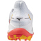 Mizuno Wave Leopardus Feldhockeyschuhe 98 - white/fiery coral 2/citrus 38.5