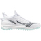 Mizuno Wave Leopardus Feldhockeyschuhe 45 - white/blue tint 36.5