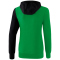 erima 5-C Hoodie Damen smaragd/black/white 34