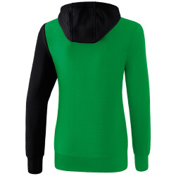 erima 5-C Hoodie Damen smaragd/black/white 42