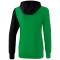 erima 5-C Hoodie Damen smaragd/black/white 46