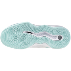 Mizuno Wave Momentum Pro Volleyballschuhe Damen 45 - white/blue tint 38.5