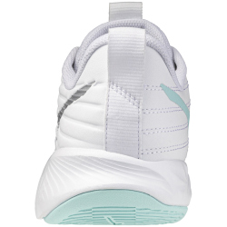 Mizuno Wave Momentum Pro Volleyballschuhe Damen 45 - white/blue tint 38.5