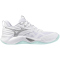 Mizuno Wave Momentum Pro Volleyballschuhe Damen 45 - white/blue tint 38.5