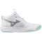 Mizuno Wave Momentum Elite Mid Volleyballschuhe Damen 45 - white/blue tint 44