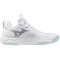 Mizuno Wave Momentum Elite Volleyballschuhe Damen 45 - white/blue tint 42.5
