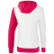 erima 5-C Hoodie M&auml;dchen white/love rose/peach 128