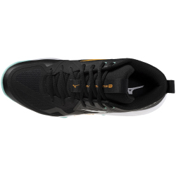 Mizuno Wave Momentum Pro Mid Volleyballschuhe 12 - black/tangelo/ice green 50