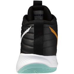 Mizuno Wave Momentum Pro Mid Volleyballschuhe 12 - black/tangelo/ice green 50
