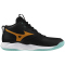 Mizuno Wave Momentum Pro Mid Volleyballschuhe 12 - black/tangelo/ice green 50