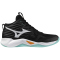 Mizuno Wave Momentum Pro Mid Volleyballschuhe 12 - black/tangelo/ice green 50