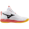 Mizuno Wave Momentum Pro Mid Volleyballschuhe 01 - white/fiery coral 2/citrus 50