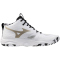 Mizuno Wave Momentum Elite Mid Volleyballschuhe 41 - white/black/ge gold 50