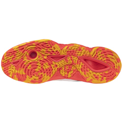 Mizuno Wave Momentum Elite Mid Volleyballschuhe 01 - white/fiery coral 2/citrus 50