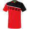 erima 5-C T-Shirt red/black/white 140