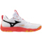 Mizuno Wave Momentum Elite Volleyballschuhe 01 - white/fiery coral 2/citrus 47