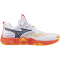 Mizuno Wave Momentum Elite Volleyballschuhe 01 - white/fiery coral 2/citrus 47