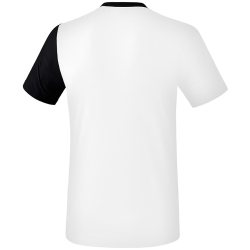 erima 5-C T-Shirt white/black/dark grey L