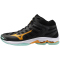 Mizuno Wave Voltage 2 Mid Volleyballschuhe 12 - black/tangelo/ice green 40