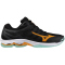 Mizuno Wave Voltage 2 Volleyballschuhe 12 - black/tangelo/ice green 38
