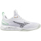 Mizuno Wave Luminous 3 Korfballschuhe 16 - white/black/frozen emerald 48.5