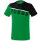 erima 5-C T-Shirt smaragd/black/white XL