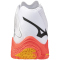 Mizuno Wave Lightning Z8 Mid Volleyballschuhe 98 - white/fiery coral 2/citrus 44.5