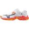Mizuno Wave Lightning Z8 Volleyballschuhe 98 - white/fiery coral 2/citrus 48.5