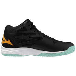 Mizuno Thunder Blade Z Mid Volleyballschuhe 07 - black/tangelo/ice green 39