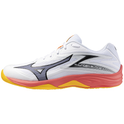 Mizuno Thunder Blade Z Volleyballschuhe 98 - white/fiery coral 2/citrus 44.5