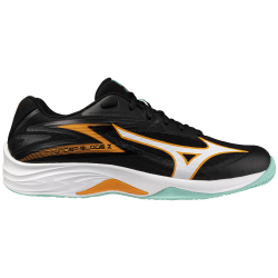 Mizuno Thunder Blade Z Volleyballschuhe 07 - black/tangelo/ice green 44.5