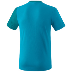 erima 5-C T-Shirt oriental blue/colonial blue/white M