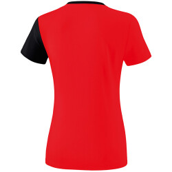 erima 5-C T-Shirt Damen red/black/white 42