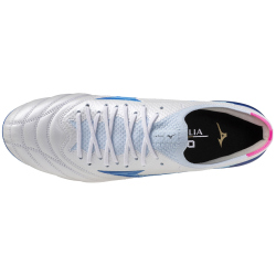 Mizuno Morelia Neo IV Beta Japan Mix SG Stollen-Fußballschuhe 25 - white/tanager turquoise/pink tetra 40