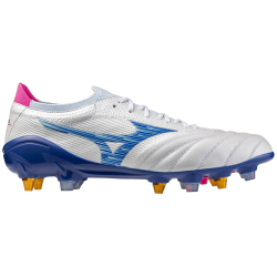 Mizuno Morelia Neo IV Beta Japan Mix SG Stollen-Fußballschuhe 25 - white/tanager turquoise/pink tetra 40