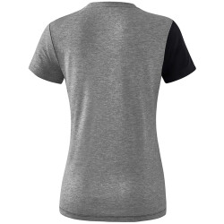 erima 5-C T-Shirt Damen black/greymelange/white 34
