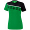 erima 5-C T-Shirt Damen smaragd/black/white 36