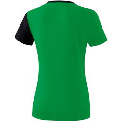 erima 5-C T-Shirt Damen smaragd/black/white 40