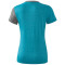 erima 5-C T-Shirt Damen oriental blue mel./grey mel./white 34