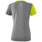 erima 5-C T-Shirt Damen grey melange/lime pop/black 36