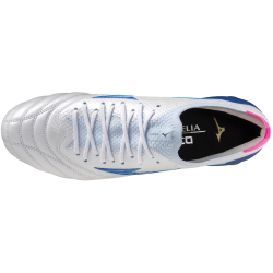 Mizuno Morelia Neo IV Beta Japan FG Fußballschuhe 25 - white/tanager turquoise/pink tetra 43