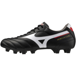 Mizuno Morelia II Club AG Fußballschuhe 01 - black/white/chinese red 44.5