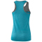 erima 5-C Tanktop Damen oriental blue mel./grey mel./white 34