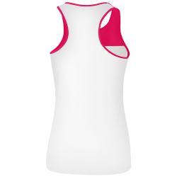 erima 5-C Tanktop Damen white/love rose/peach 34