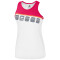 erima 5-C Tanktop Damen white/love rose/peach 34