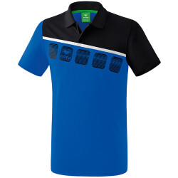 erima 5-C Poloshirt new royal/black/white S
