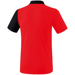 erima 5-C Poloshirt red/black/white 164