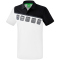 erima 5-C Poloshirt white/black/dark grey S